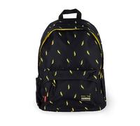 Legami - Sac à dos, compartiment pour ordinateur portable 15", fermeture à glissière, poche latérale pour bouteille d'eau, poche avant zippée, bretelles rembourrées, sangles réglables, Fabriqué à