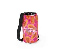 Legami - Sac étanche pour la mer, Le canoë, Le Bateau, Le Kayak, Le Rafting, la pêche, Le Sac avec Fermeture hermétique, Sac Sec léger, Compact, Sangle réglable, Sac Sec 3 L, Papaya