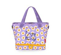 LEGAMI - Sac isotherme à déjeuner, sac isotherme pour salle à manger, bureau, travail, sac à lunch spacieux 10,8 litres, bandoulière réglable, sac à bandoulière, thème Daisy, 33 x 22 x 15 cm