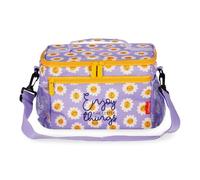LEGAMI - Sac isotherme pour salle à manger, bureau, travail, sac isotherme 7,7 litres, bandoulière réglable, thème Daisy, 28 x 17 x 15 cm