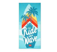 Legami - Serviette de Plage, compacte et légère, séchage Rapide, Ultra absorbante, pour Plage, Voyage, Camping, Piscine, 85 x 180 cm, thème de Surf