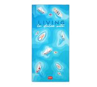 LEGAMI - Serviette de Plage légère, Serviette de Plage en Microfibre, Serviette de Plage compacte, résistante au Sable, séchage Rapide, Ultra-absorbante, Peu encombrante, 85 x 180 cm, La Dolce Vita
