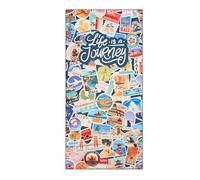 Legami Serviette de plage microfibre légère – compacte, anti-sable, séchage rapide – 85 x 180 cm