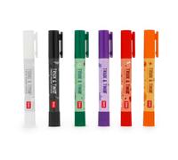 Legami - Set de 6 Maquillages Visage en Stick, Halloween, 1 Pochoir | Kit de maquillage pour Halloween, couleurs intenses et mélangeables, pochoir inclus