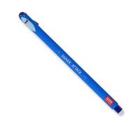 LEGAMI - Shark - Stylo gel effaçable, avec bille sur l'extrémité pour effacer l'encre sans abimer la feuille, encre bleue thermosensible, pointe Ø 0,7 mm, 1 unité (Lot de 1) motif aleatoire