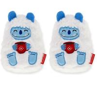 Legami - Sos Winter, Chauffe-Mains, thème Yeti, Polyester, PE, adapté aux Mains Froides, à Utiliser en appuyant sur la Plaque de métal, Dure 30 Minutes, réutilisable, 8x10 cm (Lot de 2)