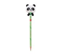 LEGAMI Squeezies Crayon Panda « Hug Me » - Crayon avec embout souple anti-stress - Papeterie kawaii pour l'école, les devoirs, les notes et l'école de dessin, études et bureau