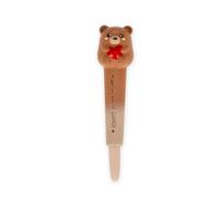 Legami - Squeezies Stylo Gel Anti-Stress, Thème Teddy Bear, Papeterie, Détendez-Vous Et Concentrez-Vous, Stylo Anti-Stress, Super Doux, Encre Noir, Pointe de 0.5 mm de Diamètre