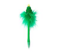 LEGAMI - Stylo à bille avec arbre de Noël lumineux, Writing Is Magic, Encre bleue, Stylo d'écriture à Led pour enfants et adultes, pointe 0,7 mm, thème Xmas Tree