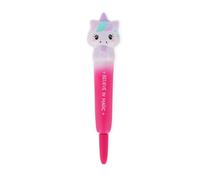 Legami - Stylo gel anti-stress Squeezies, thème Unicorn, matériel d'écriture pour se détendre et se concentrer, stylo anti-stress, super doux, encre noire, pointe de 1 mm de diamètre