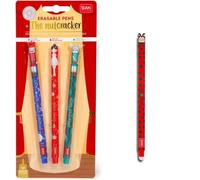 LEGAMI Stylo gel effaçable | Édition limitée The Nutcracker + Coccinelle | Stylos gel avec encre thermosensible effaçable | Stylos effaçables 0,7 mm