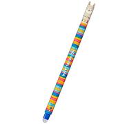 LEGAMI - Stylo gel effaçable, Pointe bille pour enlever l'encre sans consommer la feuille, Encre thermosensible noire, diamètre de la pointe 0,7 mm, Thème Llama