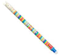LEGAMI - Stylo gel effaçable, Pointe bille pour enlever l'encre sans consommer la feuille, Encre thermosensible noire, diamètre de la pointe 0,7 mm, Thème Llama