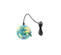 Legami Super Fast 40033229 Chargeur sans Fil pour Smartphone, Multicolore (Travel)