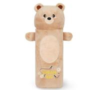 LEGAMI - Trousse Super Soft, Teddy Bear, étui Moelleux, Carton avec Dessin à colorier Inclus, 100% Polyester, Super Doux étui
