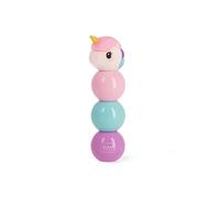Legami Surligneur 3-en-1 – Couleurs pastel (rose, bleu clair, lilas) – Séchage rapide, thème licorne
