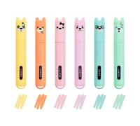 Legami VMH0004 marqueur 6 pièce(s) Bleu clair, Vert clair, Lilas, Pêche, Rose, Jaune
