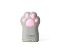 Legami - Taille-crayon avec récipient, Meow, 4,5 x 7 cm, en plastique, double trou pour crayons standard et jumbo, couvercle refermable, réservoir de copeaux, miroir à l'arrière