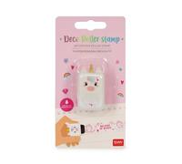 Legami - Tampon décoratif à rouleaux - Licorne - Roller Stamp