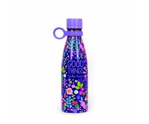 Legami - Thermo-Bottle, Hot&Cold, Theme Flowers 500 ml, Airtight, 12 Hours Hot D