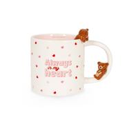 Legami - Too Cute to Handle Stoneware Mug - Teddy Bear Theme, Dishwasher Safe, 3