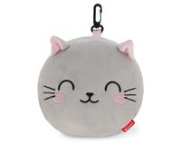 Legami - Travel Pillow with Night Mask, KittyZip Closure, Space Saver, Hook for