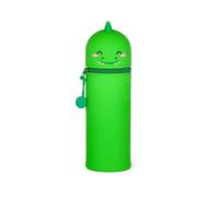 LEGAMI - Trousse Ecole 2 en1 en Silicone Souple - Kawaii, Porte-Plume, Fermeture Eclair en Silicone, Pochette de Stylo, Crayons