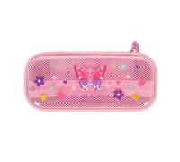 Legami - Trousse Wonderwow, Thème Butterfly, 2 Compartiments et Porte-Stylo intérieur, Compartiment intérieur avec Tissu en Maille, Fermeture à Glissière, 23 x 11 x 5 cm