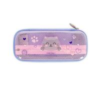 Legami - Trousse Wonderwow, Thème Kitty, 2 Compartiments et Porte-Stylo intérieur, Compartiment intérieur avec Tissu en Maille, Fermeture à Glissière, 23 x 11 x 5 cm