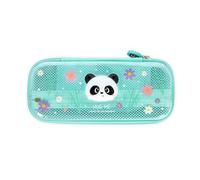 Legami - Trousse Wonderwow, Thème Panda, 2 Compartiments et Porte-Stylo intérieur, Compartiment intérieur avec Tissu en Maille, Fermeture à Glissière, 23 x 11 x 5 cm
