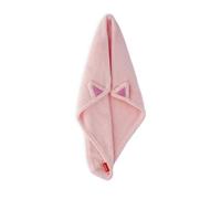 LEGAMI - Turban pour Cheveux Love My Hair, séchage Rapide, en Microfibre, Super Absorbant, Doux, Anti-crêpe, Serviette à Cheveux Femme, Fermeture par Bouton, thème Kitty