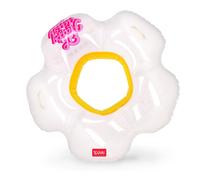 Legami - Donut Gonflable pour Piscine, Maxi Donut Gonflable pour Enfants et Adultes, Plage Gonflable, supporte jusqu'à 80 Kg, Donut en Forme de Sauveur, Diamètre 102 cm