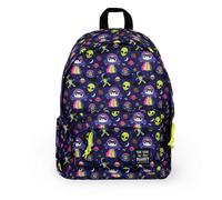 LEGAMI - My Backpack, Sac à dos, Space, sac d'école doublé et rembourré, avec fermeture à glissière, poche interne pour ordinateur portable et tablette, sac à dos de voyage 32 L, 35 x 45 x 20 cm