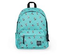 Legami - My Backpack, Panda, sac d'école doublé et rembourré, avec fermeture à glissière, poche interne pour ordinateur portable et tablette, sac à dos de voyage 32 L, 35 x 45 x 20 cm