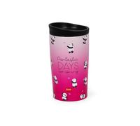 Legami - Vacuum Tumbler Hot & Cold, Verre Thermique, Léger et Durable, Bouchon avec Fermeture Hermétique, en Acier Inoxydable, Capacité 275 ML, pour Tous Les Types de Boissons, Thème Panda