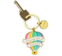 Legami Porte-clés métal émaillé What a Keyring! L 7 cm, zinc, thème scooter, anneau en spirale