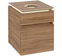 Legato Villeroy et Boch vasque B566L0RH 45x55x50cm, centre vasque, avec éclairage LED, Kansas Oak