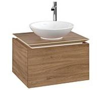 Legato Villeroy et Boch vasque B56700RH 60x38x50cm, centre vasque, Kansas Oak