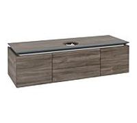Legato Villeroy et Boch vasque B58500RK 140x38x50cm, centre vasque, Stone Oak
