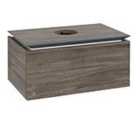 Legato Villeroy et Boch vasque B60100RK 80x38x50cm, centre vasque, Stone Oak
