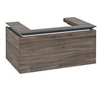 Legato Villeroy et Boch vasque B67800RK 80x38x50cm, centre vasque, Stone Oak