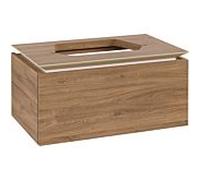 Legato Villeroy et Boch vasque B75300RH 80x38x50cm, centre vasque, Kansas Oak