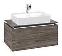 Legato Villeroy et Boch vasque B75300RK 80x38x50cm, centre vasque, Stone Oak