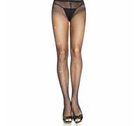 Collants sexy leg avenue noir avec brillance - Taille: Taille unique , Couleur: Noir