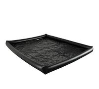 LEgdor Drap Gonflable, Drap De Massage Gonflable, Drap Imperméable en PVC Durable Noir avec Côtés Gonflables, Draps De Massothérapie