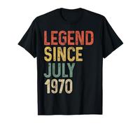 Legend 1970 55e anniversaire cadeaux pour homme femme 55 ans T-Shirt