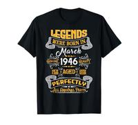 Legend February 1946 Vintage 80th Birthday Tees Made in 1946 T-Shirt