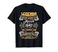 Legend February 1947 Vintage 79th Birthday Tees Made in 1947 T-Shirt
