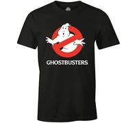 Legend Icon Official Ghost Busters Men's T-Shirt - Cotton Round Neck Short Sleeve Tee - Regular Fit Shirt,Classic Ghost Logo,7XL