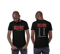 Legend Icon Officiel AC/DC imprimé T-Shirt pour Homme Col Ras du Cou Manches Courtes Coton Coupe régulière,Tour Wash_N,Taille XXL